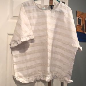 Who what wear linen/ cotton blouse